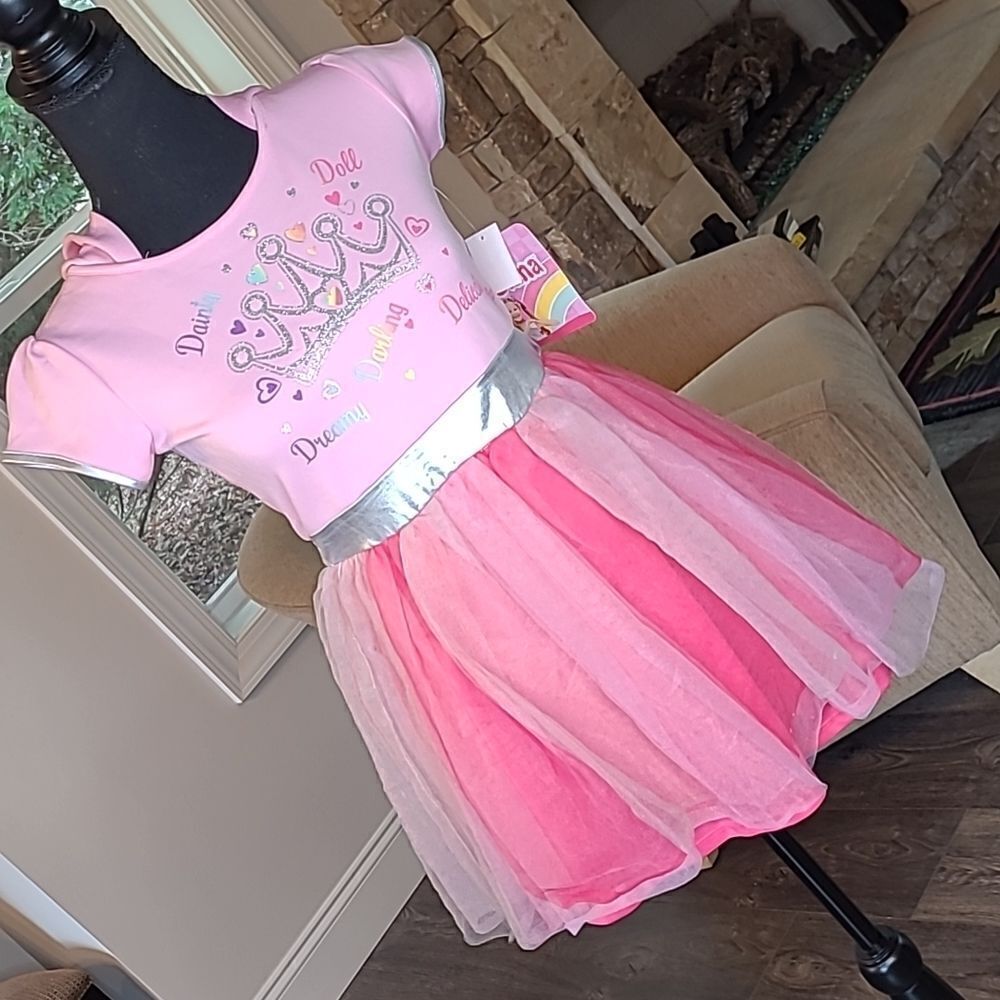 NWT Love Diana Pink Hooded Dress